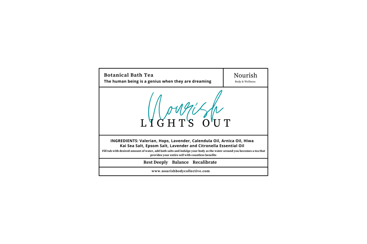 Lights Out Bath Tea